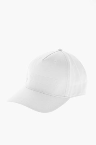 Cappello da Baseball in Cotone con Logo tono su tono