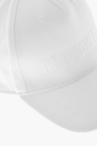 Cappello da Baseball in Cotone con Logo tono su tono