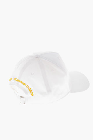 Cappello da Baseball in Cotone con Logo tono su tono