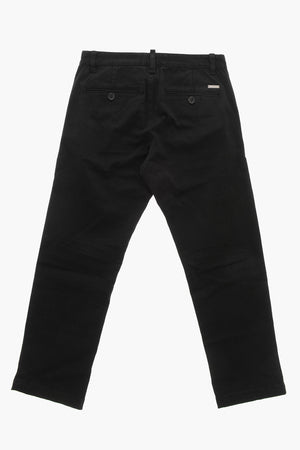 Casual-Hose aus Baumwolle mit Distressed-Effekt