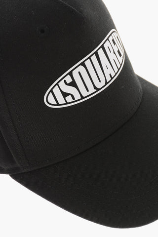 Baumwoll-Baseballmütze mit Print