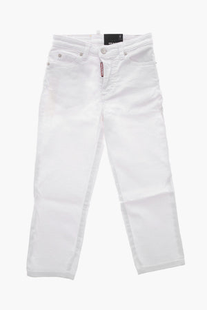 Jeans BOSS 10 A Lavaggio Chiaro con Logo in Rilievo