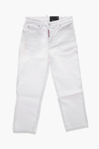 Jeans BOSS 10 A Lavaggio Chiaro con Logo in Rilievo