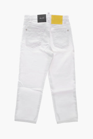 Jeans BOSS 10 A Lavaggio Chiaro con Logo in Rilievo