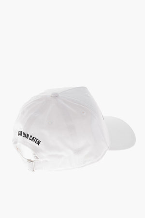 Cappello da Baseball in Cotone con Logo a Contarsto