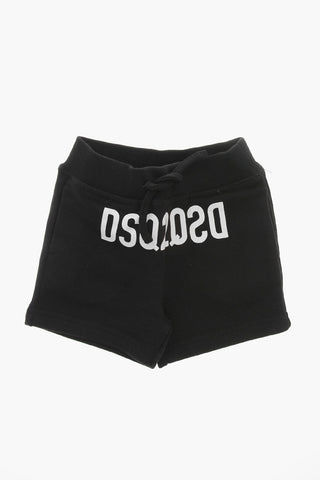 Shorts aus Baumwolle mit Frontlogo