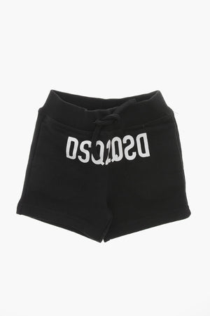 Cotton Shorts with Front Logo