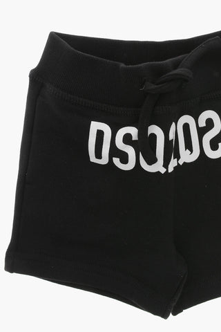 Shorts aus Baumwolle mit Frontlogo