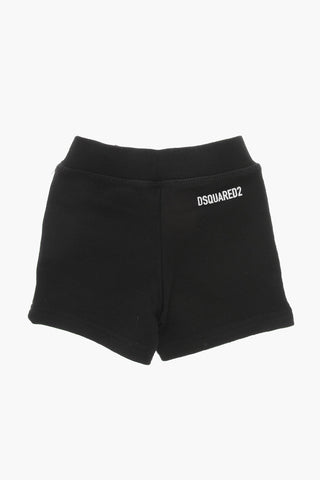 Shorts aus Baumwolle mit Frontlogo