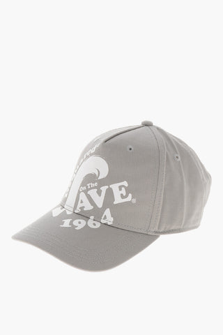 Cotton Baseball Cap with Print