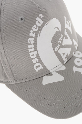 Cotton Baseball Cap with Print