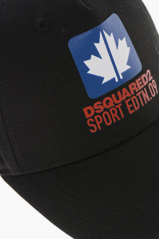 Cappello da Baseball in cotone con Stampa Frontale