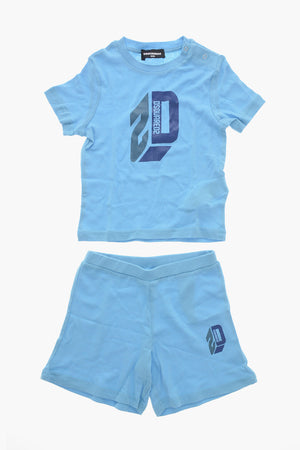 Set T-shirt e Shorts in Cotone