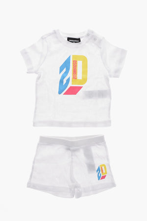 Set T-shirt e Shorts in Cotone