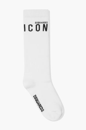 ICON Long Socks with Contrasting Monogram