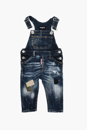 Denim-Latzhose im Vintage-Look