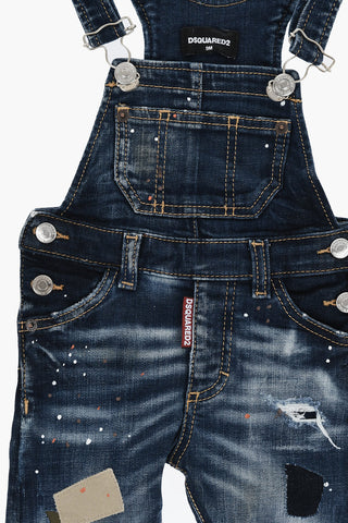 Denim-Latzhose im Vintage-Look