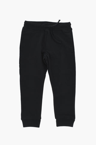 Solid-Color Joggers with Contrast Logo
