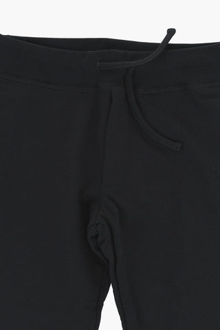 Solid-Color Joggers with Contrast Logo