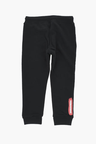 Solid-Color Joggers with Contrast Logo