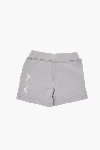 Shorts in Cotone Garzato a 2 Tasche