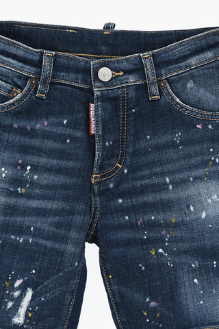 Denim-Shorts COMMANDO mit Lackeffekt-Details