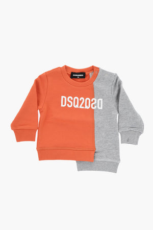 Asymmetrisches zweifarbiges Sweatshirt