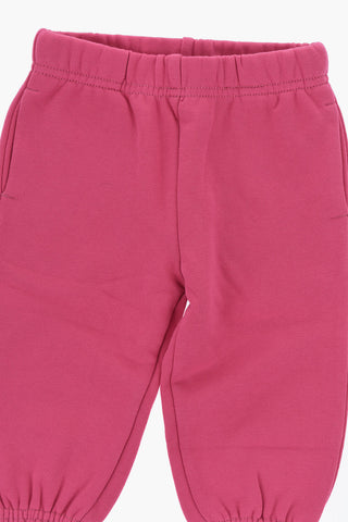 Joggers in Cotone Garzato con Logo Stampato