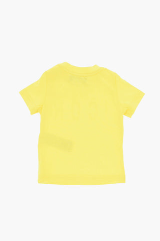 ICON Crewneck T-Shirt In Solid Color With Printed Logo