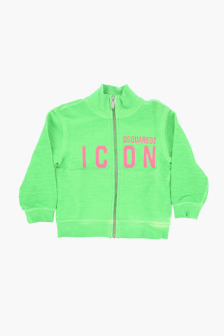ICON fluoreszierendes Sweatshirt mit kontrastierendem Logo