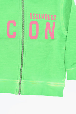 ICON fluoreszierendes Sweatshirt mit kontrastierendem Logo