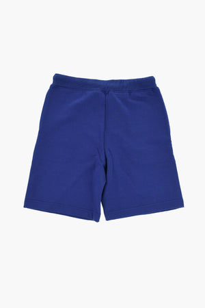 Shorts in Cotone Garzato con Logo Stampato
