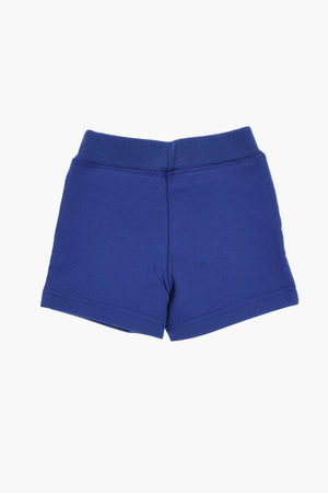 Shorts in Cotone Garzato con Logo Stampato