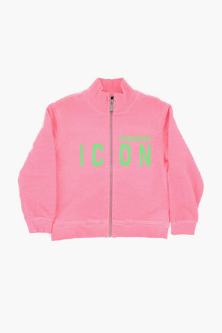 ICON Fluorescent Sweatshirt with Contrasting Logo