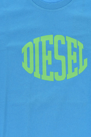 Cotton Crewneck T-Shirt with Print