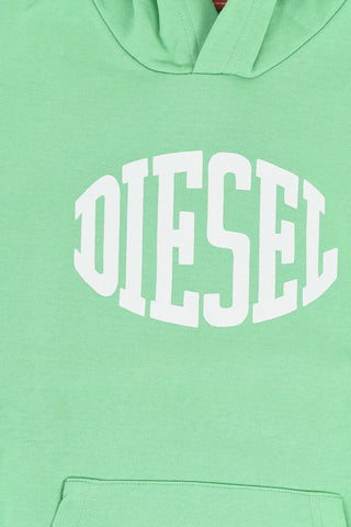 Oversized Hoodie mit geprägtem Logo
