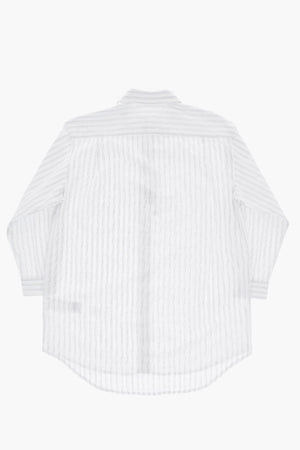 MM6 Gestreiftes Hemd mit Glitzerdetails