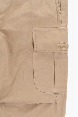 Pantaloni Cargo PICAR in Cotone con Elastico in Vita