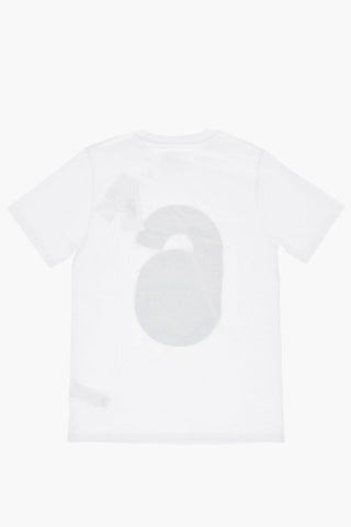 MM6 T-shirt Girocollo In Cotone con Logo