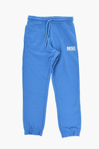 Cotton Joggers with Side Logo