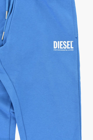 Cotton Joggers with Side Logo