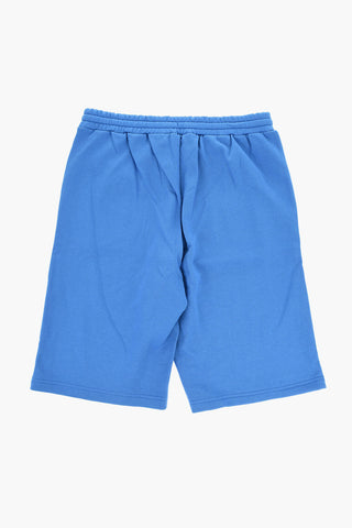 Shorts in Cotone con Logo ed Elastico in Vita