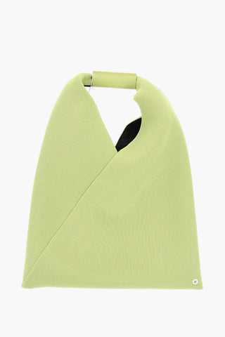 MM6 Japanese Small Handbag in Technical Fabric with Leather Detail