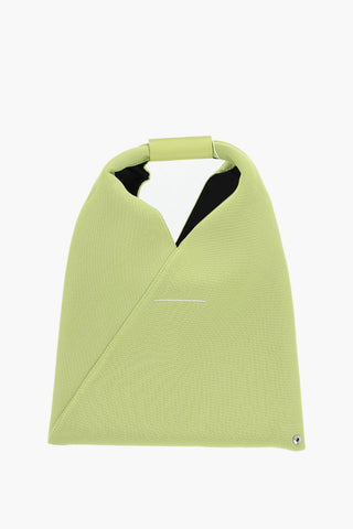 MM6 Japanese Small Handbag in Technical Fabric with Leather Detail