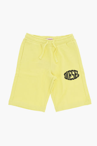 Solid-Color Cotton Shorts