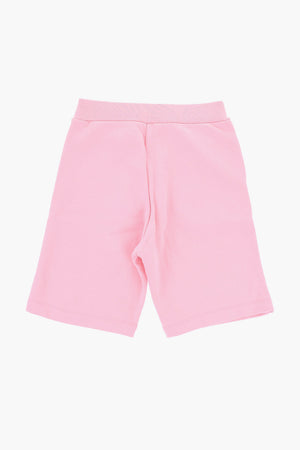 Brushed Cotton Shorts with Embossed Logo