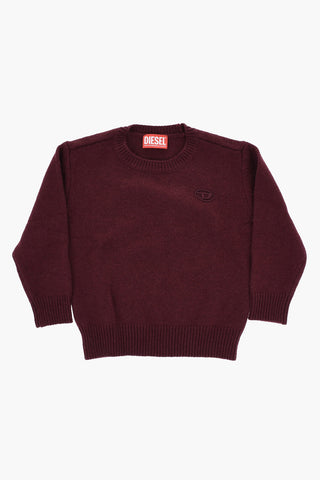 Pullover mit Rundhalsausschnitt KOLBY aus Wollmischung mit Monogramm