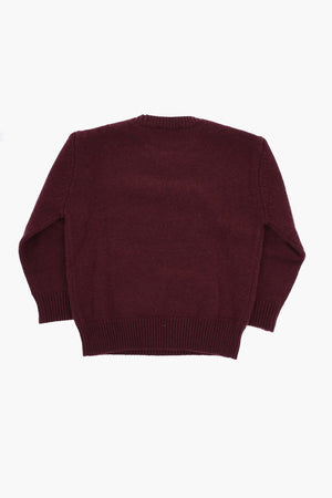 Pullover mit Rundhalsausschnitt KOLBY aus Wollmischung mit Monogramm