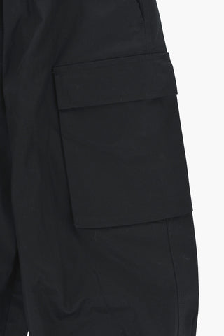 MM6 Pantaloni Cargo in Tinta Unita con Elastico in Vita