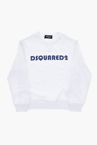 Crewneck Sweatshirt RELAX in Solid Color with Contrasting Logo